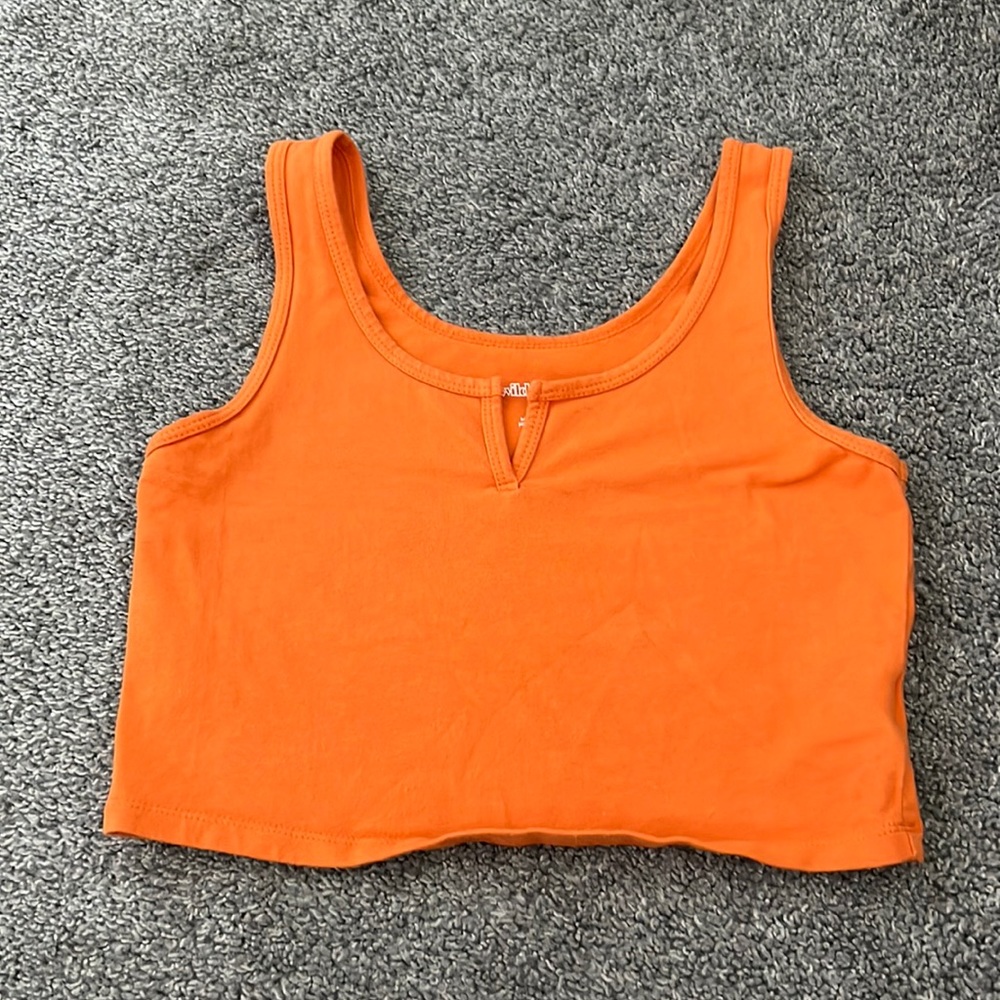 orange wild fable tank